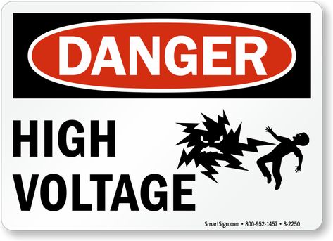 Electrical Safety and #Warning Signs - High Voltage #Signs ensure safety at your workplace. Find a wide variety of Electrical Hazard signs right here at safetysignsdirect.co.nz High Voltage Sign, Danger High Voltage, Hazard Sign, Danger Signs, Sign Meaning, Center Signs, How To Make Signs, Electrical Safety, Beginning Writing