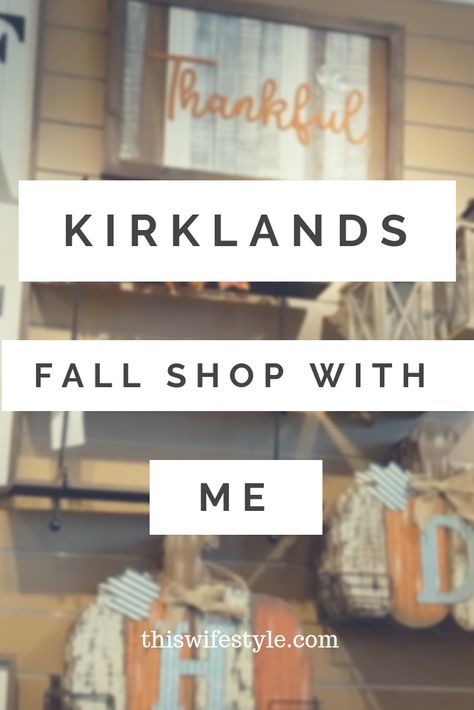 Kirklands Home Decor Fall, Kirklands Home Decor, Everything Fall, Kirkland Home Decor, Farmhouse Decor On A Budget, Homeschool Activities, Welcome To The Family, Teacher Blogs, Diy Farmhouse Decor