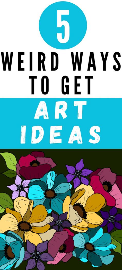 How to Find Art Inspiration! Ideas for Drawing, Painting, Sketching, and More! Are you struggling to find art ideas and art inspiration? If you're in a period of artist's block, these art tips can help you move past the art techniques into true creativity and art flow. Whether you enjoy acrylic, watercolor, ink drawing, pencil sketching or more, check out these weird and fun ways to find things to draw and create art about! Art For Non Artists, Trending Art Ideas, Artists Block, Inspiration For Art, Unconventional Art, Art Beginners, Ideas For Drawing, Art Inspiration Ideas, Pencil Sketching