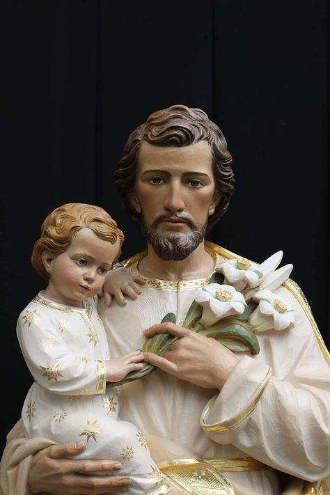 St Joseph Wallpaper, St Joseph Images, St Joseph Painting, Sao Jose Wallpaper, St Jose, Saint Joseph Art, St Joseph Statue, Mary Jesus Mother, St Joseph Catholic