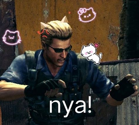 Resident Evil Wesker, Funny Guys, Resident Evil Funny, Evil Games, Albert Wesker, Resident Evil Leon, My Face When, Fictional Crushes, Pics Art