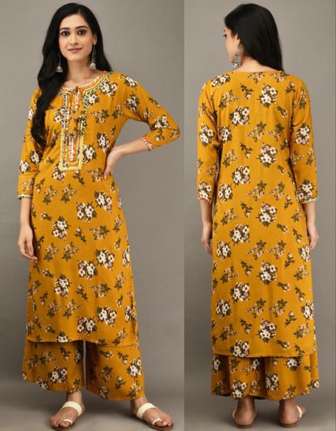 Long Shirt With Plazo, Long Kurti With Plazo, Cotton Plazo Suits, Plazo Kurti Design, Printed Plazo, Plazo Suit Design, Plazo Designs, Plazo Design, Plazo Kurti