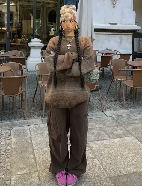 Fall Chill Outfits, Winter Hippie Outfits, Boho Winter Outfits, Girls Winter Outfits, Boho Street Style, Earthy Outfits, Pantalon Large, Hippie Outfits, Cute Simple Outfits