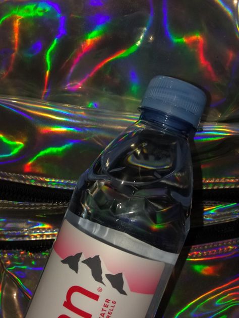 Sparkly Water, Aesthetic Water Bottle, Sparkle Aesthetic, General Aesthetic, Aesthetic Water, Glitter Rainbow, Gatorade Bottle, Lava Lamp, Drink Bottles