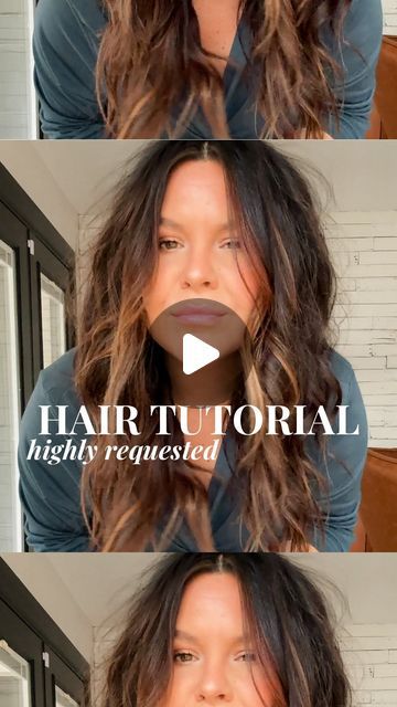 Loose Curls Medium Length Hair Tutorial, How To Make Loose Curls, How To Curl Layered Hair, How To Curl Medium Length Hair, Curl Medium Length Hair, How To Curl Long Hair, Curled Layered Hair, Big Curls Tutorial, Loose Curls Medium Length Hair