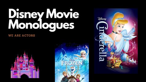 Disney Monologues | Moana, Frozen, Maleficient and More | We Are Actors Monologues From Movies, Disney Monologues, Movie Monologues, Female Monologues, Monologues For Kids, Comedic Monologues, Vocal Warmups, Acting Resume, Acting Auditions