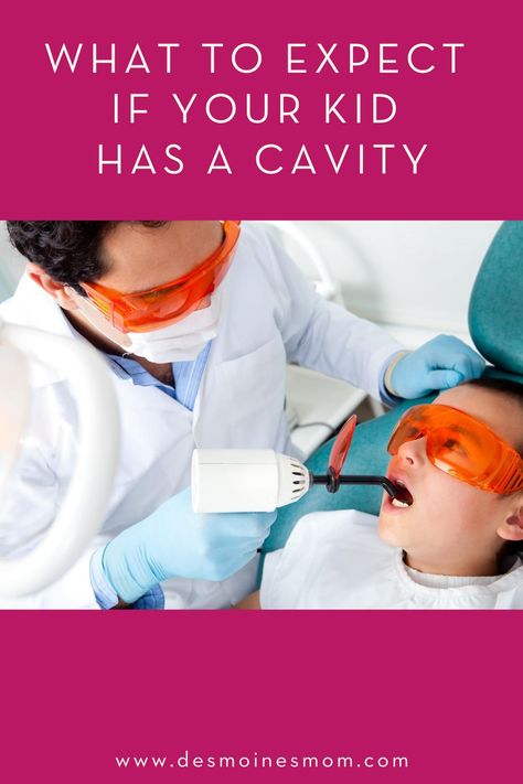 Kids get cavities. Here's what to expect if your kid has a cavity that needs to be filled from Walnut Hills Pediatric Dentistry. #cavity #desmoines Cavity Remedy, Cavities In Kids, Dental Decay, Tooth Cavity, Tooth Decay Remedies, Strong Teeth, Tooth Repair, Dental Fillings, Kids Teeth