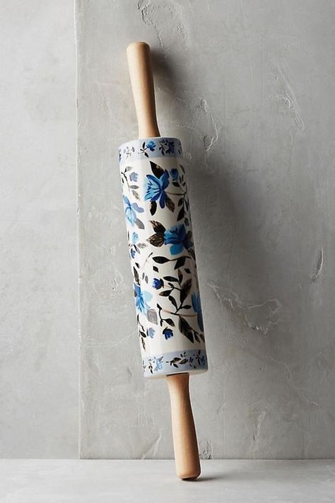 Roll out your pie crust with this adorable rolling pin that will stay in the fam for generations to come. Anthropologie Home, Kitchen Collection, Kitchen Stuff, Kitchen Items, Anthropology, Creative Home, Rolling Pin, Kitchen Essentials, Mother Gifts