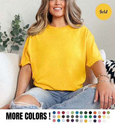 Blank Shirt Gildan Shirt Soft Shirt Wholesale Clothing Blank TShirt Trendy Shirt Trendy TShirt Minimalist Shirt Unisex Tee Trendy Tee Shirt by createdbyjonae on Etsy Blank Tshirt, Gildan Tshirt, Minimalist Shirt, Minimalist Shirts, Wholesale Shirts, Yellow Shirts, Trendy Tee, Trendy Shirts, Tshirt Outfits