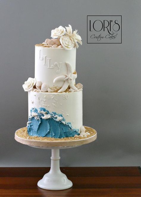 Beach Birthday Cake, Surf Cake, Wave Cake, Boat Cake, Beach Themed Cakes, Ocean Cakes, Nautical Cake, Sea Cakes, Beach Cakes