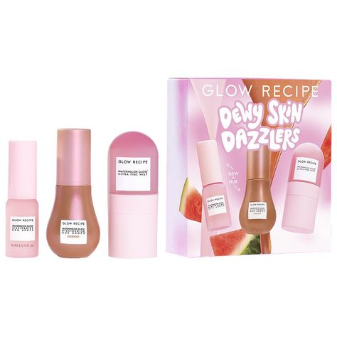 Preppy Makeup, Oily Skincare, Watermelon Glow, Sephora Skin Care, Good Skin Tips, Glow Recipe, Dewy Makeup, Birthday Gifts For Teens, Pretty Skin Care