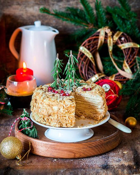 This post is also available in: Deutsch Français Russian Christmas Food, Sugared Lemon Peel, Napoleon Torte, Napoleon Cake, Russian Christmas, Rosemary Sprigs, Delicious Donuts, Christmas Dishes, 200 Calories