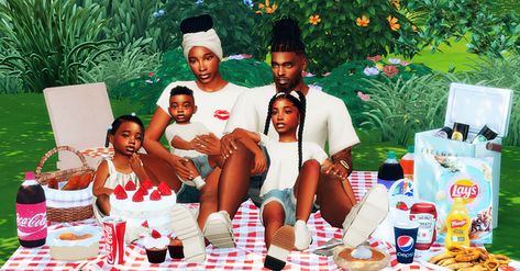 The Anderson Family 🧔🏾👩🏾👧🏾🧒🏾👶🏾 | Patreon Family Photos Sims 4, Sims 4 Black Family, Sims 4 Matching Family Outfits Cc, Sims 4 Family Download, Sims 4 Family, Sims 4 Build, Black Families, Family Photo Outfits, Matching Family Outfits