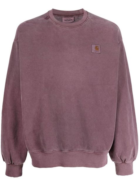 CARHARTT WIP VISTA SWEATSHIRT Carhartt Crewneck, Carhartt Sweatshirt, Carhartt Sweatshirts, Oversize Sweatshirt, Designer Sweatshirts, Carhartt Womens, Carhartt Work In Progress, Crew Neck Tshirt, Plum Purple