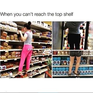 And when you helped them grocery shop too. | 23 Photos That Are Way Too Real For People Who Grew Up Short Short People Memes, Short People Humor, Short Girl Quotes, Short People Problems, Short Girl Problems, Girls Problems, Short Person, People Problems, Short People