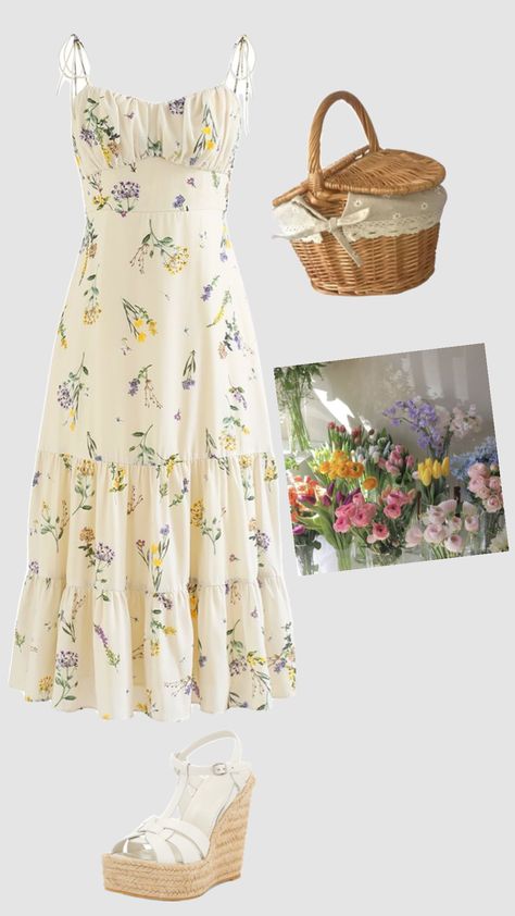 #flowerpicking #flowers #picnic #picnicoutfitinspo Flowers Picnic, Creative Play, Classy Outfits, Personal Style, Cut Out, Cute Outfits, Created By, Bring It On, Energy