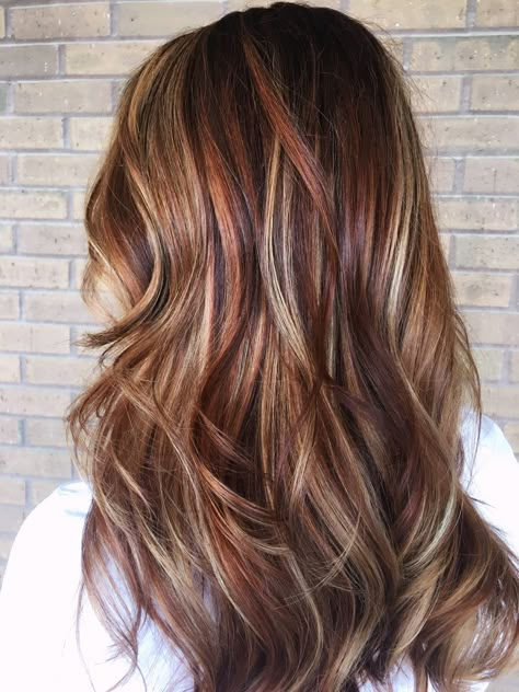 From vibrant reds to daring blues, find your perfect match with these trending hair colors.#hair #colorhair #haircolor #hairstyles #amazon Brownish Red Hair, Red Hair With Blonde Highlights, Blonde Summer, Rambut Brunette, Blond Ombre, Red Blonde Hair, Ombre Blond, Brown Ombre Hair, Red To Blonde