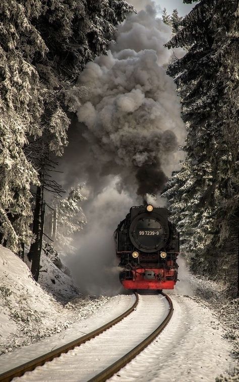 Christmas Dreaming, Train Photography, Old Trains, Christmas Feeling, Train Pictures, Winter Wallpaper, Christmas Wonderland, Winter Scenery, Winter Pictures