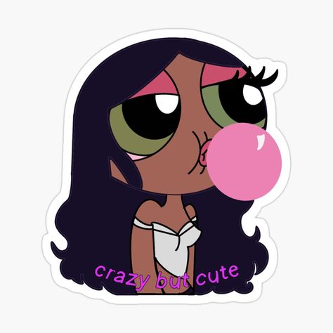 Get my art printed on awesome products. Support me at Redbubble #RBandME: https://www.redbubble.com/i/sticker/crazy-but-cute-by-kgmcg/80089420.EJUG5?asc=u Crazy But Cute, Sticker Inspo, Red Bubble Stickers, Bubble Stickers, Red Bubble, Cute Stickers, Junk Journal, Top Artists, Sticker Design