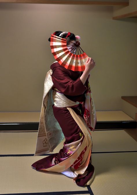 Geisha Dance, Geisha Dress Traditional Kimono, Geisha Umbrella, Memories Of Geisha, Geisha Playing Shamisen, Kimono Japan, Yukata Kimono, Memoirs Of A Geisha, Geisha Art