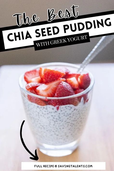 This easy recipe for Chia Seed Pudding is perfect for breakfast, a snack, or a guilt-free treat for both adults and kids alike. Made with Greek yogurt, honey, and chia seeds, it's packed with nutrients like fiber, protein, and Omega-3 fatty acids - making it not only delicious but also incredibly beneficial for your health. Best of all - it's a super simple breakfast recipe that the whole family will love. Best Chia Seed Pudding, Chia Seed Yogurt, Overnight Chia Seed Pudding, Greek Yogurt Honey, Chia Seed Pudding Recipe, Kids Yogurt, Soak Chia Seeds, Yogurt Honey, Yogurt Snacks