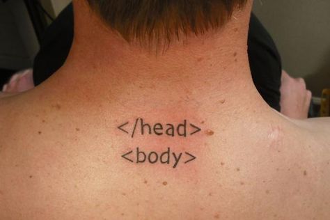 Computer Tattoo, Tech Tattoo, Cool Tattoos For Guys, Matching Tattoo, Music Tattoos, It's Funny, Website Creation, Hip Tattoo, Word Tattoos