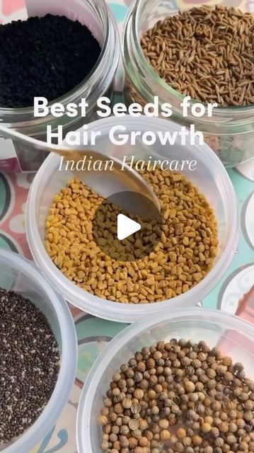 Hair Growth Indian, Indian Haircare, Seeds For Hair Growth, Herbal Hair Rinse, Longer Hair Faster, Healthy Natural Hair Growth, Extreme Hair Growth, Natural Hair Diy, How To Grow Natural Hair