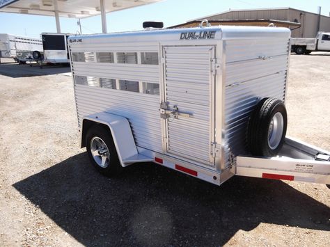 Dual Line Small Livestock Trailers - DL 19 Miniature Horse Trailer, Goat Transport Cage, Small Livestock Trailer, Diy Livestock Trailer, Mini Horse Trailer, Goat Transport, Pig Trailer, Goat Trailer, Keeping Sheep