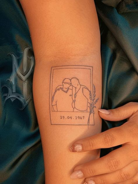 Grandpa Tattoo, Tato Maori, Memorial Tattoo Ideas, Basic Tattoos, Tribute Tattoos, Tatoo Inspiration, Word Tattoo, Dad Tattoos