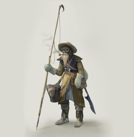 Fisherman, Alex Fedotova on ArtStation at https://www.artstation.com/artwork/yJnVg3 Dock Worker, Victorian Fisherman, Fisherman Character, Fantasy Fisherman, Dnd Fisherman, Fisher Man, Fisherman Character Design, Fisherman Art, Fisherman Outfit