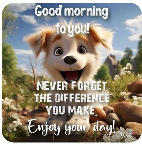 Cute Daily Quotes, Good Morning Dogs, Animal Good Morning, Simple Good Morning, Good Morning Cats, Good Morning Dog, Cute Good Morning Pictures, Good Morning Cute, Good Morning Afternoon Evening Night