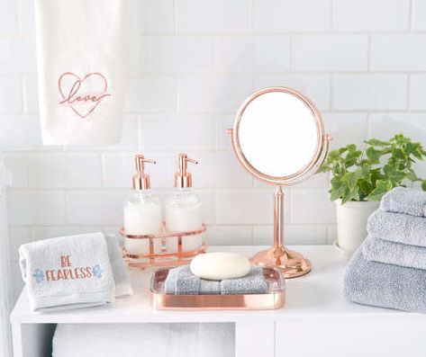 Rose Gold Vanity, Rose Gold Bedroom Decor, Rose Gold Bed, Rose Gold Bathroom, Rose Gold Room Decor, Rose Gold Rooms, Rose Gold Bedroom, Gold Room Decor, Gold Bathroom Decor