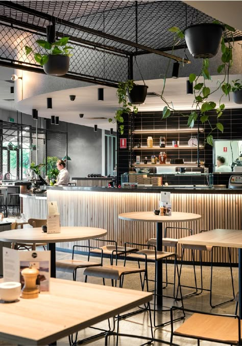 Industrial Coffee Shop, Cafe Industrial, Bakery Interior, Industrial Cafe, Industrial Restaurant, Coffee Shop Interior Design, Cafe Shop Design, Coffee Shops Interior, Modern Restaurant