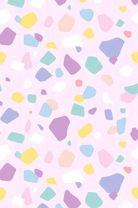 Cute Abstract Backgrounds, Pastel Pattern Design, Cute Wallpapers Pastel, Pastel Pattern Wallpaper, Cute Patterns For Backgrounds, Pastel Pattern Background, Terrazo Wallpaper, Kids Wallpaper Texture, Terrazzo Background