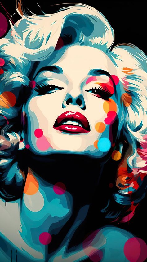 Marilyn Monroe Pop art Wallpaper Marilyn Monroe Fan Art, Marilyn Monroe Wall Art, Pop Art Marilyn, Images Pop Art, Marilyn Monroe Pop Art, Marilyn Monroe Painting, Marilyn Monroe Artwork, Pop Art Images, Marilyn Monroe Art