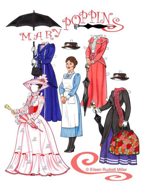 486486_468370899842896_1888585536_n                                                                                                                                                                                 More Mary Poppins Disfraz, Merry Poppins, Mary Poppins Musical, Mary Poppins Party, Mary Poppins Costume, Disney Paper Dolls, Jolly Holiday, Practically Perfect, Paper Dolls Printable