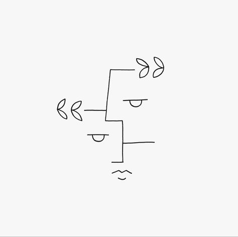 1 Line Art Easy, Easy Line Drawings, Simple Line Drawing, Face Line Drawing, Abstract Face Art, Face Lines, Line Art Tattoos, Line Art Design, Easy Doodles Drawings