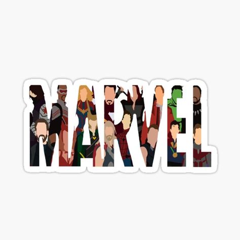 Marvel Stickers Printable, Marvel Scrapbook, Marvel Sticker, Memes 2022, Marvel Stickers, All Avengers, Mcu Characters, Star Wars Background, Anthony Mackie