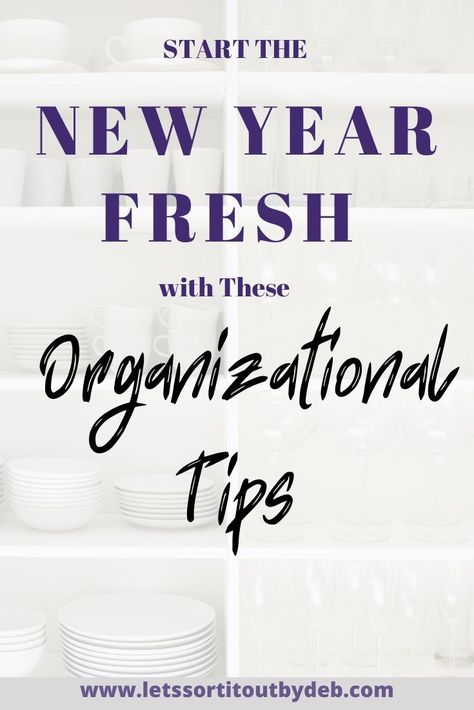 These organizational tips are just what you need to get your home and life in order and your New Year started right! Organizational tips for the New Year! #organization #tipsandtricks #startfresh #newyearnewyou New Year Organization, Life Organization Tips, Resolution List, Organizational Tips, Tips For Organizing, Life In Order, Work Space Organization, Home Management Binder, Closet Organization Diy