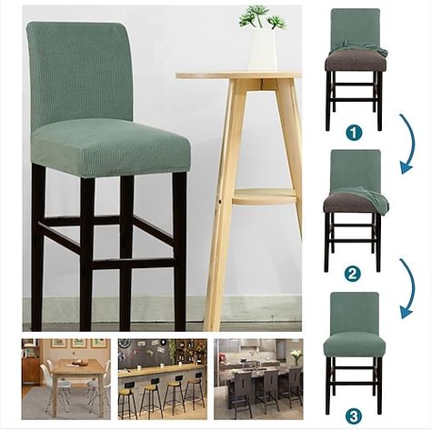 Barstool Slipcover, Kitchen Chair Covers, Bar Stool Covers, Pub Chairs, Stool Covers, Chair Slipcover, Seat Covers For Chairs, Counter Chairs, Slipcovers For Chairs