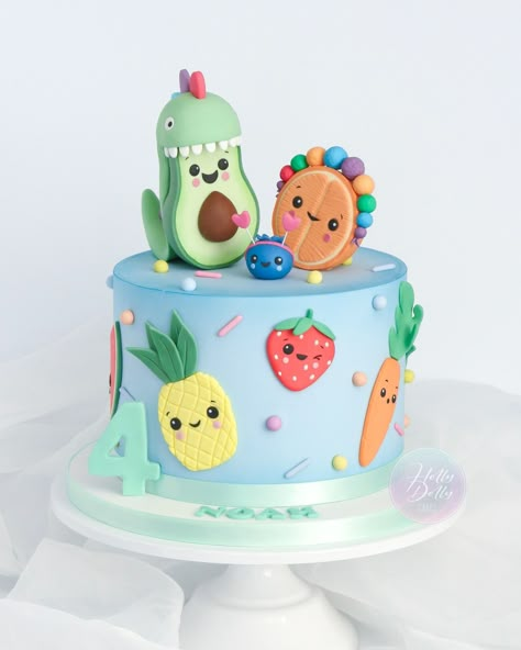 ~ Hey Bear Sensory ~ Possibly our most requested cake! This one had the party version fruits on top and that dinosaur avocado is so difficult 😵‍💫 Not the first time I've made him but still gives me grief, every time 😅 I like to change up the fruits sometimes to keep it interesting for me 🍉🍍 Also, am I right in thinking that little headband is called a deely bopper?? Or did I make that up? Hey Bear First Birthday Cake, Hey Bear Cake Pops, Dancing Fruit Birthday Cake, Hey Bear Smash Cake, Hey Bear First Birthday Party, Hey Bear Sensory Birthday Cake, Hey Bear Birthday Cake, Hey Bear Cake, Hey Bear Birthday Party