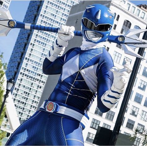 True Blue Blue Power Ranger, Ranger Cosplay, Dino Rangers, Power Rangers Cosplay, Power Rangers Toys, Blue Ranger, All Power Rangers, Go Go Power Rangers, Male Cosplay