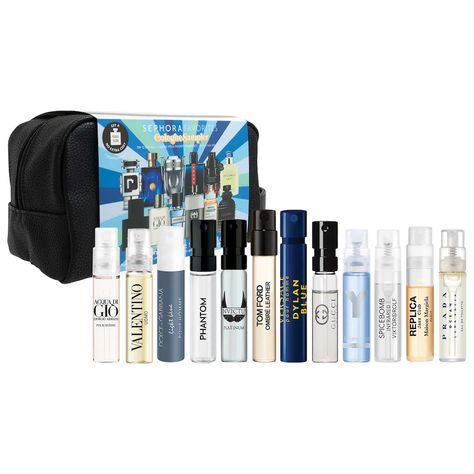 Cologne Sampler Set - Sephora Favorites | Sephora Sephora Store, Replica Jazz Club, Light Blue Dolce Gabbana, Sephora Holiday, Vday Gifts, Sephora Favorites, Cute Couple Gifts, Best Valentine's Day Gifts, Fragrance Samples