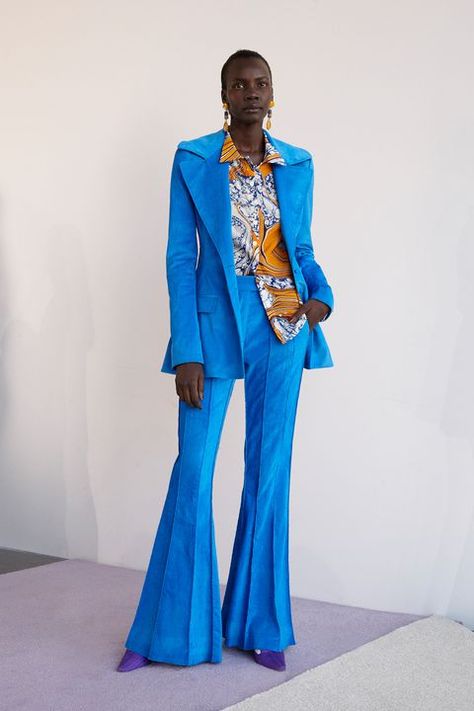 ROSIE ASSOULIN leisure suit bold colors Catwalk Collection, Leisure Suit, Rosie Assoulin, 2018 Fashion, Black Women Fashion, British Vogue, Runway Collection, Fall 2018, Fashion Show Collection