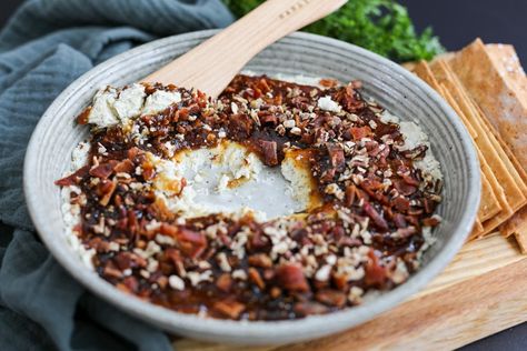 Boursin Cheese Fig Dip Appetizer (Four Ingredients) Bourbon Cheese Dip, Pistachio Fig Dip, Boursin Cheese Fig Jam Dip, Fig Cream Cheese Dip, Borson Cheese Appetizer, Fig Butter Appetizer, Baked Boursin Dip, Panko Crusted Boursin Cheese, Boursin Hot Honey Dip