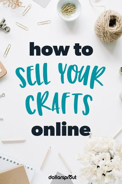 Best Place To Sell Crafts Online, How To Sell Crafts, How To Sell Crafts Online, Craft Side Hustle, Trending Diy Crafts, Sell Crafts Online, Creative Things To Make, Craft Business Plan, Selling Crafts Online