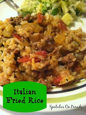 Italian Fried Rice, Italian Fries, Rice And Quinoa, Potatoes And Rice, Foods To Cook, Use Your Words, Recipes Rice, Quick Dishes, Drinks To Make