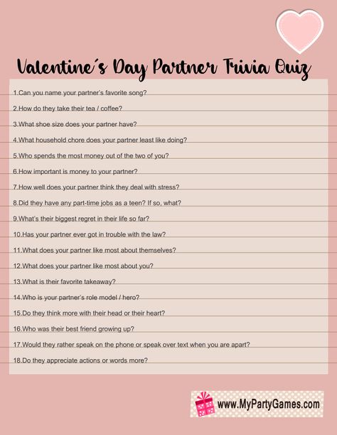 Valentine’s Day Questions, Couples Trivia Questions, English Speaking Game, Couple Quiz Questions, Couple Quiz, Speaking Games, Couples Quiz, Relationship Quiz, Truth Or Dare Questions