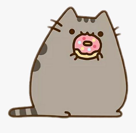 Drawing Donut, Donut Doodle, Fat Cat Cartoon, How To Draw Pusheen, Pancake Cat, Cat Donut, Donut Drawing, Donut Art, Donut Cat