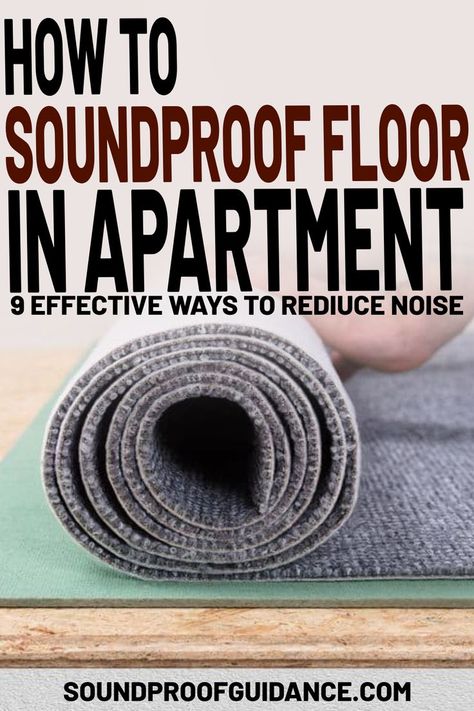 soundproof floor in apartment Floor Soundproofing Ideas, How To Sound Proof Second Floor, Renter Friendly Sound Proofing, Bedroom Soundproofing Ideas, Soundproof Apartment, Soundproof Floor, Soundproof Room Diy, Gecko House, Apartment Flooring